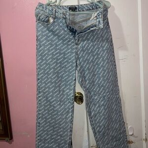 PLAYBOY Printed Jeans